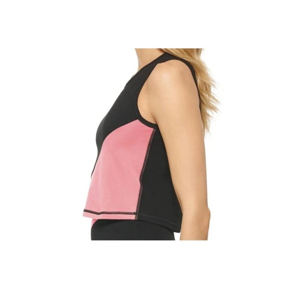 DKNY Women’s Colorblocked Cropped Tank Top XL New $50 - Picture 2 of 9